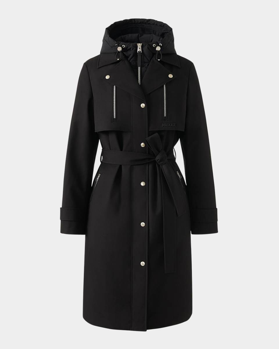 Siobhan Trench Coat with Removable Down Bib